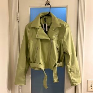 Vegan leather jacket